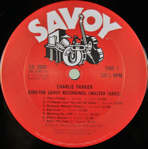 Charlie Parker : Bird / The Savoy Recordings (Master Takes) (2xLP, Comp, Ter)