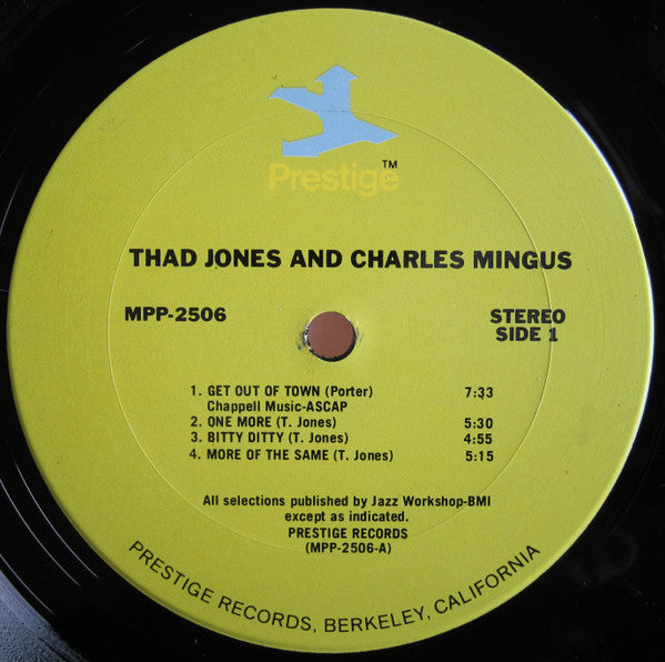 Thad Jones And Charles Mingus ~ Thad Jones And Charles Mingus (Vinyl) - Djungel & Jazz