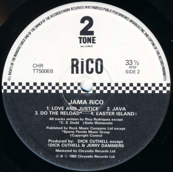Rico Rodriguez : Jama Rico (LP, Album)
