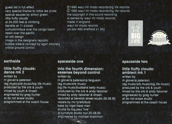 The Orb ~ Little Fluffy Clouds (Vinyl) - Djungel & Jazz