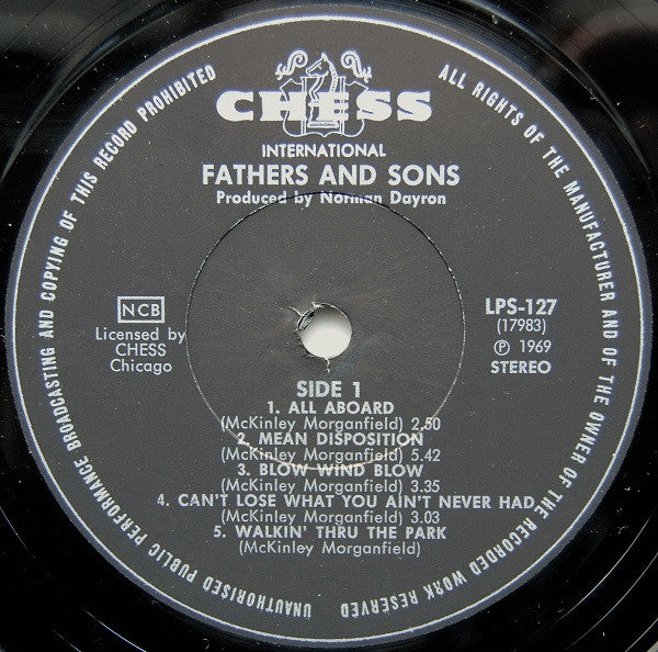 Muddy Waters / Otis Spann / Michael Bloomfield* / Paul Butterfield / Donald "Duck" Dunn / Sam Lay : Fathers And Sons (2xLP, Album)