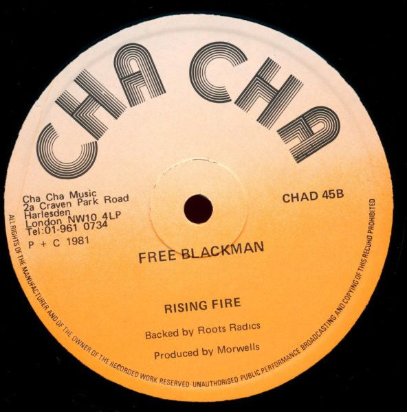 Rising Fire : You Lied / Free Blackman (12")