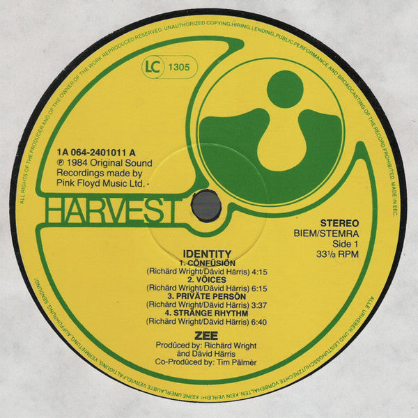 Zee ~ Identity (Vinyl) - Djungel & Jazz