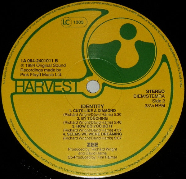 Zee ~ Identity (Vinyl) - Djungel & Jazz