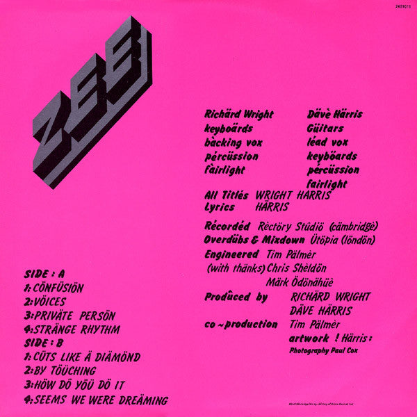 Zee ~ Identity (Vinyl) - Djungel & Jazz