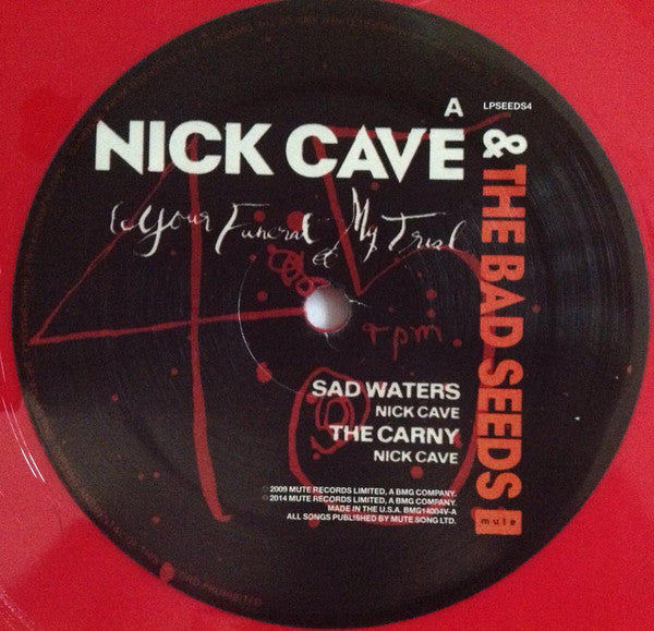 Nick Cave & The Bad Seeds : Your Funeral... My Trial (12", Red + 12", Whi + Album, Ltd, RE, RM, RP, 180)