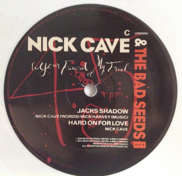 Nick Cave & The Bad Seeds : Your Funeral... My Trial (12", Red + 12", Whi + Album, Ltd, RE, RM, RP, 180)