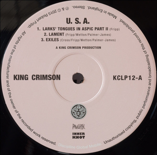 King Crimson ~ USA (Vinyl) - Djungel & Jazz