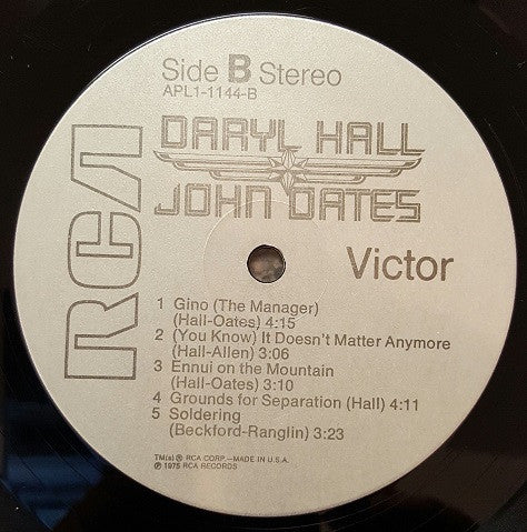 Daryl Hall & John Oates ~ Daryl Hall & John Oates (Vinyl) - Djungel & Jazz