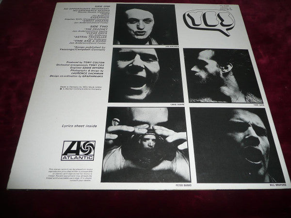 Yes ~ Time And A Word (Vinyl) - Djungel & Jazz