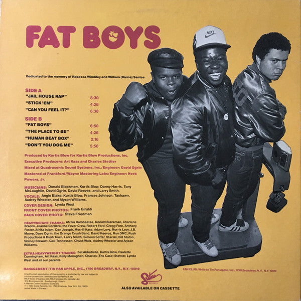 Fat Boys ~ Fat Boys (Vinyl) - Djungel & Jazz