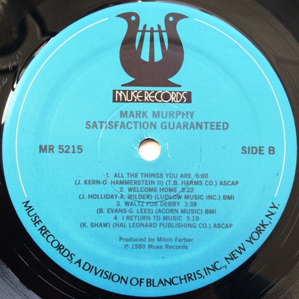 Mark Murphy ~ Satisfaction Guaranteed (Vinyl) - Djungel & Jazz