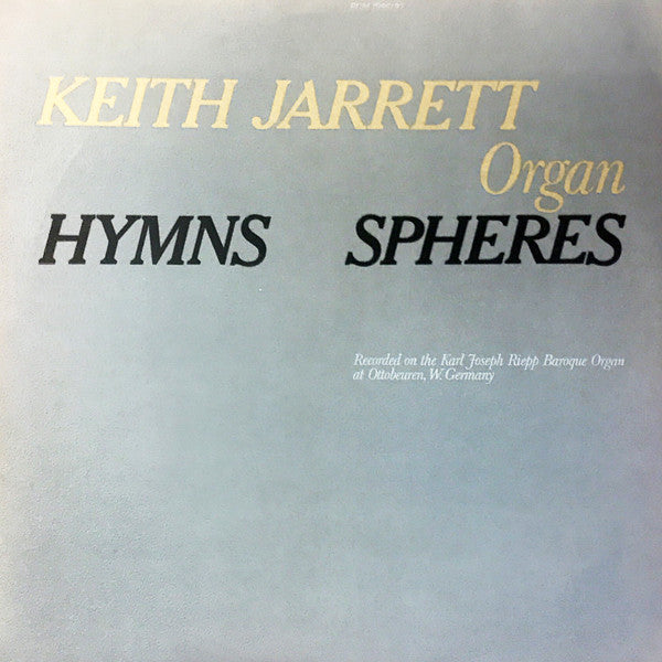 Keith Jarrett ~ Hymns Spheres (Vinyl) - Djungel & Jazz