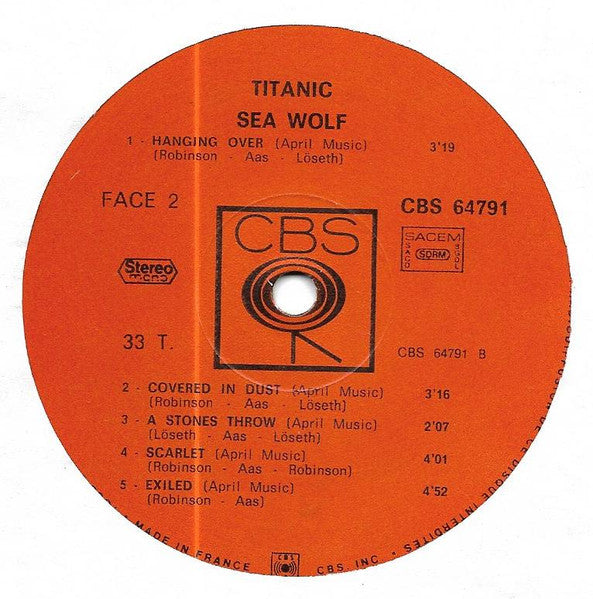 Titanic ~ Sea Wolf (Vinyl) - Djungel & Jazz