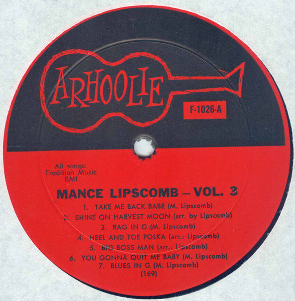 Mance Lipscomb ~ Vol. 3: Texas Songster In A Live Performance (Vinyl) - Djungel & Jazz