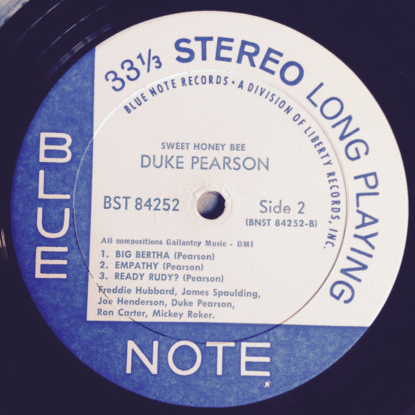 Duke Pearson : Sweet Honey Bee (LP, Album, RP)