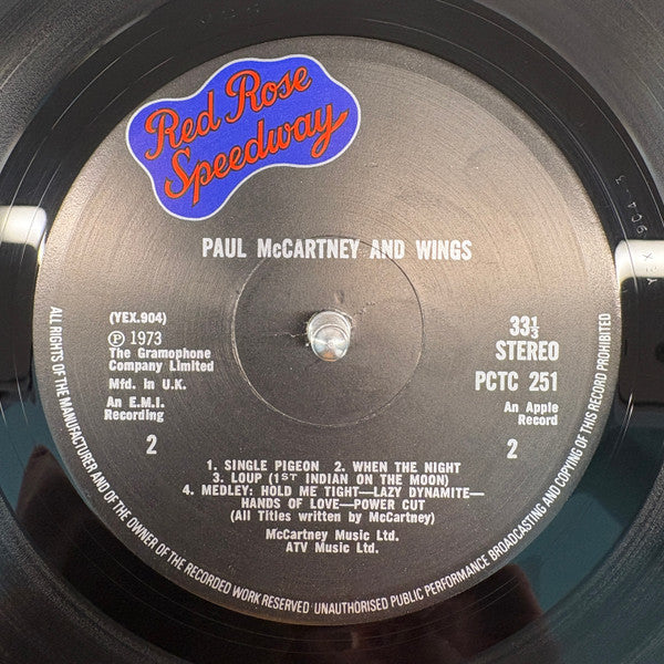 Paul McCartney & Wings ~ Red Rose Speedway (Vinyl) - Djungel & Jazz