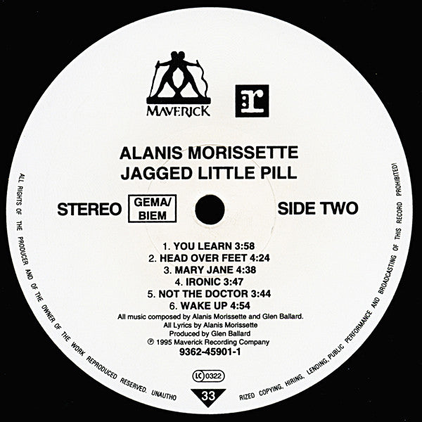 Alanis Morissette ~ Jagged Little Pill (Vinyl) - Djungel & Jazz