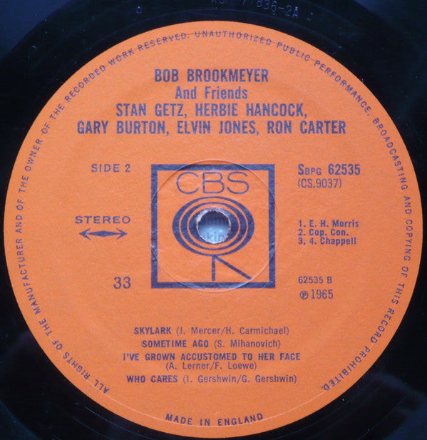 Bob Brookmeyer ~ Bob Brookmeyer And Friends (Vinyl) - Djungel & Jazz