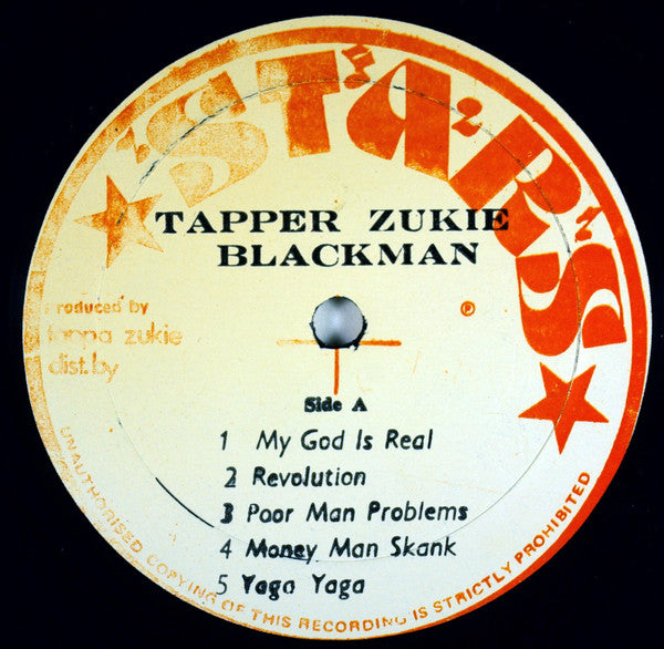 Tapper Zukie : Black Man (LP, Album)