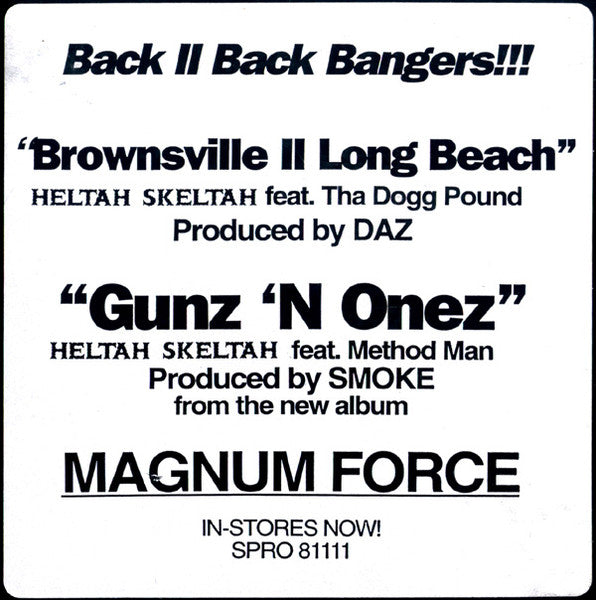 Heltah Skeltah : Brownsville II Long Beach (12", Promo)