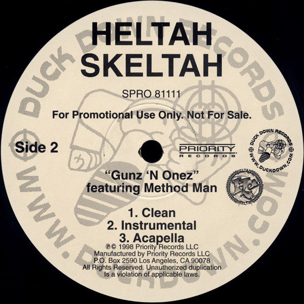 Heltah Skeltah : Brownsville II Long Beach (12", Promo)