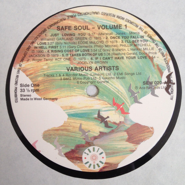 Various ~ Safe Soul Volume 1 (Vinyl) - Djungel & Jazz