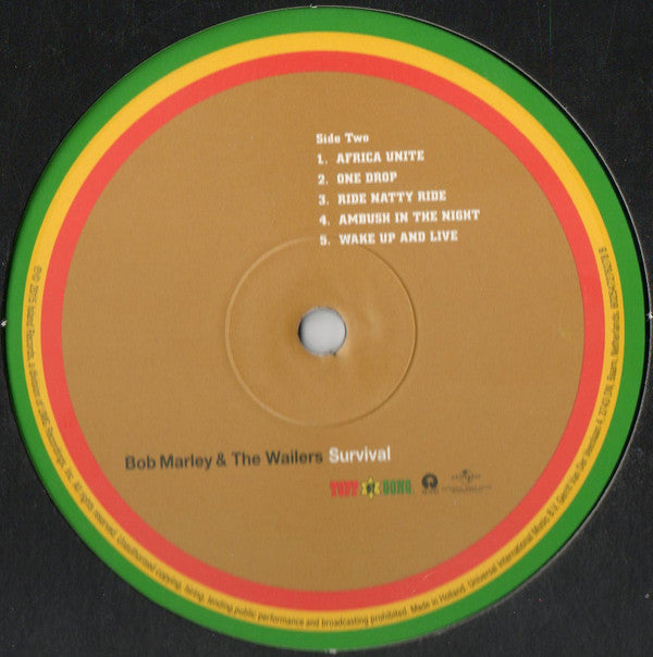 Bob Marley & The Wailers ~ Survival (Vinyl) - Djungel & Jazz