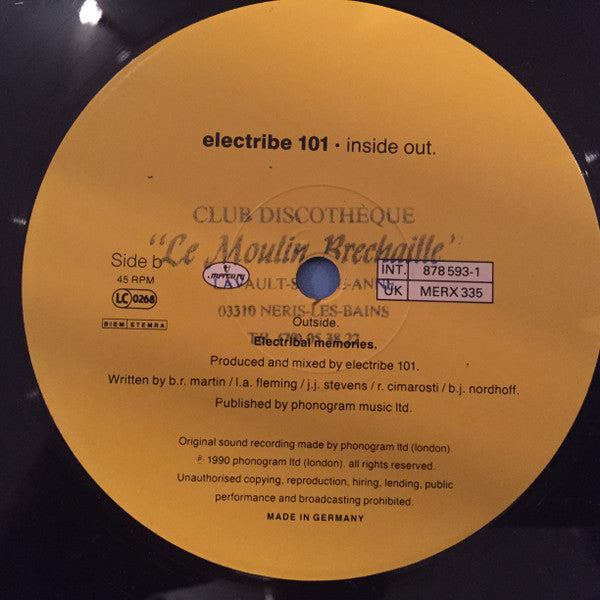 Electribe 101 ~ Inside Out (Vinyl) - Djungel & Jazz