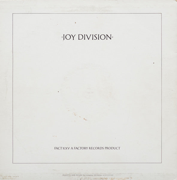Joy Division ~ Closer (Vinyl) - Djungel & Jazz