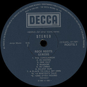 Genesis ~ Rock Roots (Vinyl) - Djungel & Jazz