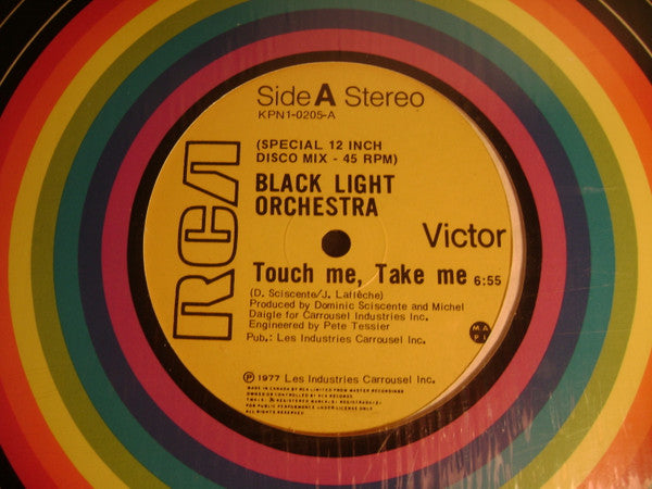 Black Light Orchestra : Touch Me, Take Me (12", Mono)