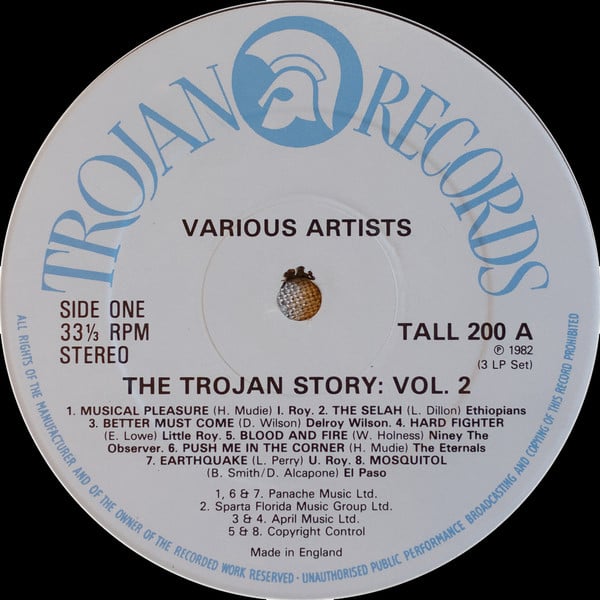Various : The Trojan Story: Volume Two (3xLP, Blu + Box, Album, Comp, Ltd)