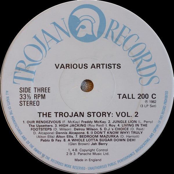 Various : The Trojan Story: Volume Two (3xLP, Blu + Box, Album, Comp, Ltd)