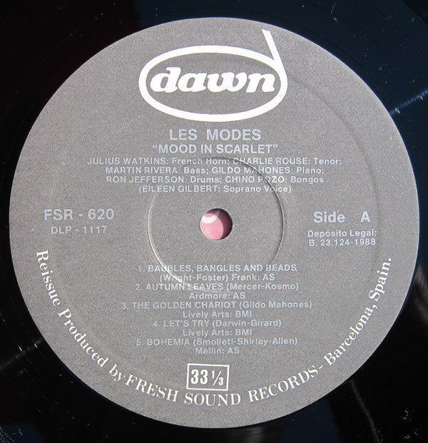 Les Modes ~ Mood In Scarlet (Vinyl) - Djungel & Jazz