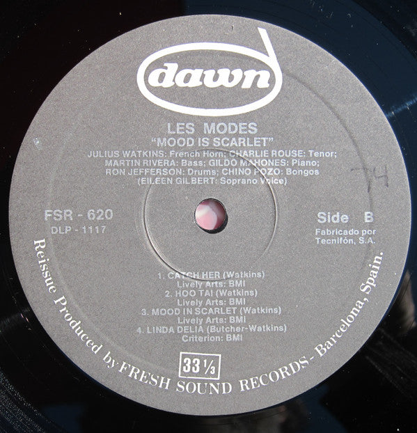 Les Modes ~ Mood In Scarlet (Vinyl) - Djungel & Jazz