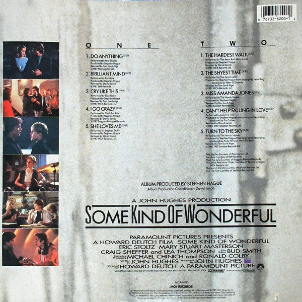 Various ~ Some Kind Of Wonderful (Music From The Motion Picture Soundtrack) (Vinyl) - Djungel & Jazz