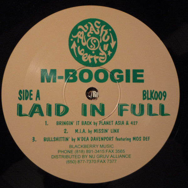 Various ~ Laid In Full (Vinyl) - Djungel & Jazz