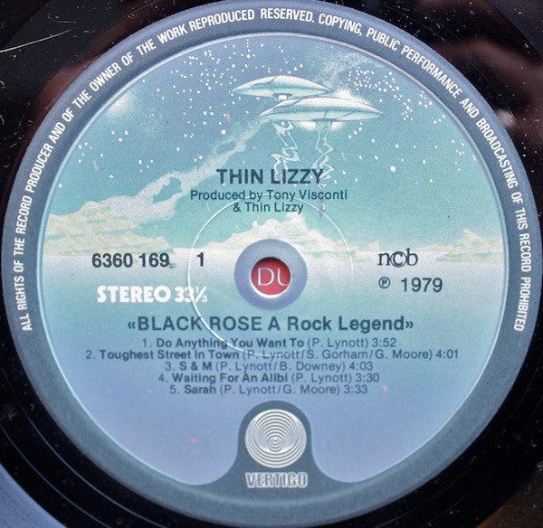 Thin Lizzy ~ Black Rose (A Rock Legend) (Vinyl) - Djungel & Jazz