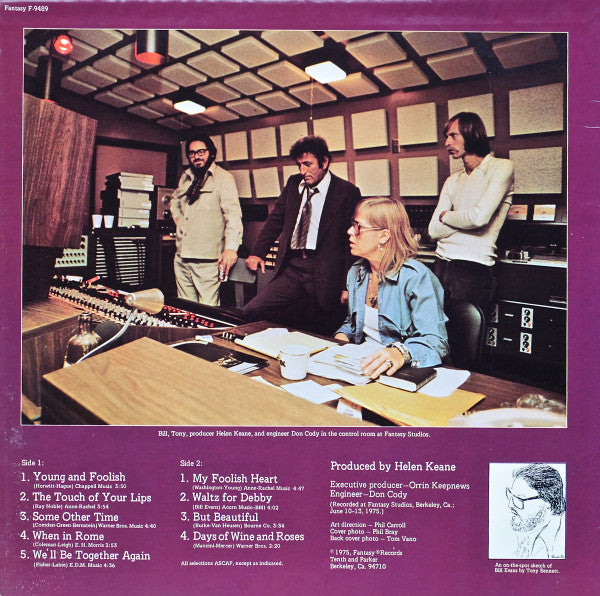 Tony Bennett / Bill Evans ~ The Tony Bennett Bill Evans Album (Vinyl) - Djungel & Jazz