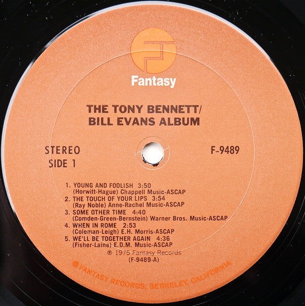 Tony Bennett / Bill Evans ~ The Tony Bennett Bill Evans Album (Vinyl) - Djungel & Jazz