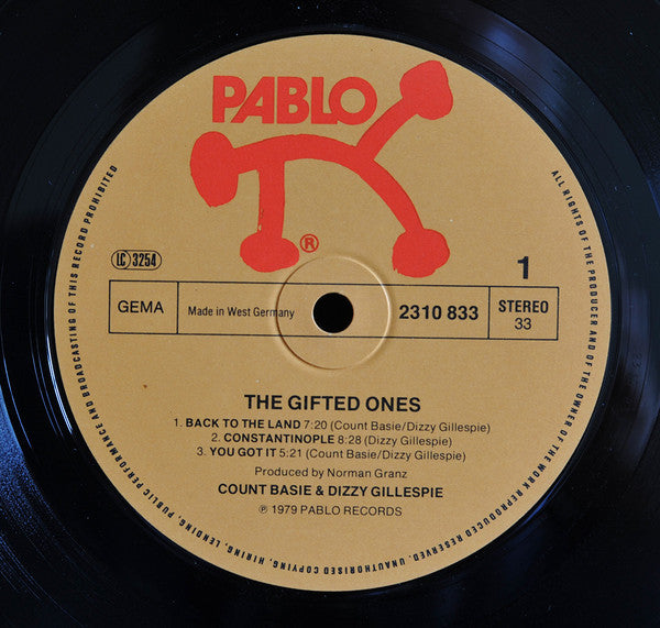 Count Basie & Dizzy Gillespie ~ The Gifted Ones (Vinyl) - Djungel & Jazz