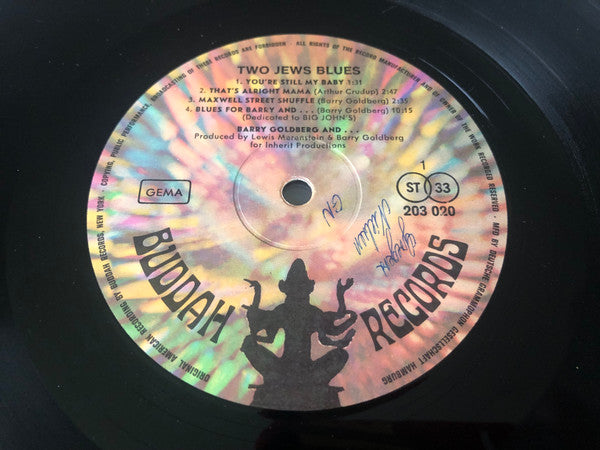 Barry Goldberg ~ Two Jews Blues (Vinyl) - Djungel & Jazz