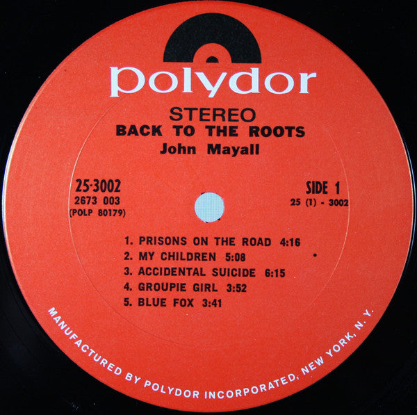 John Mayall ~ Back To The Roots (Vinyl) - Djungel & Jazz