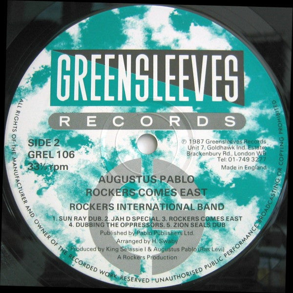 Augustus Pablo : Rockers Comes East (LP, Album)