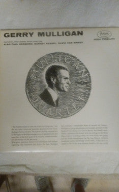 Gerry Mulligan Quartet, The Paul Desmond Quintet : Mulligan-Desmond (LP, Comp, Mono)