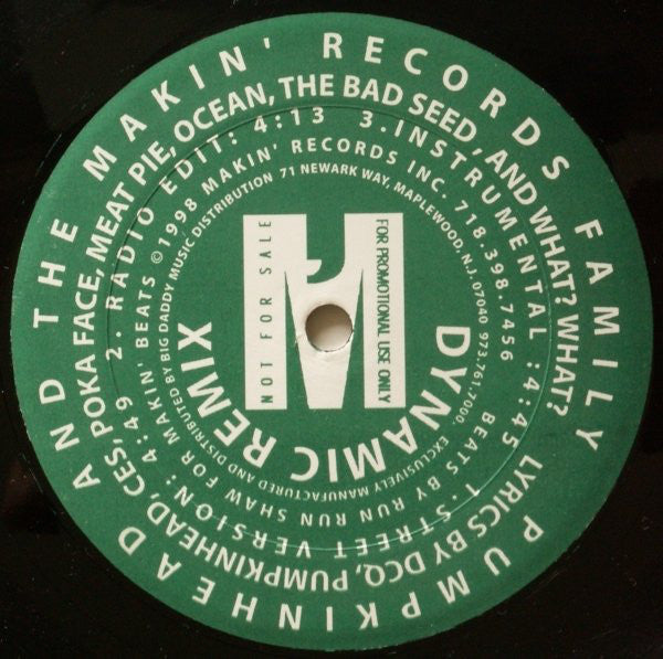 Pumpkinhead : Dynamic Remix + Wack Emcees (12", Promo)