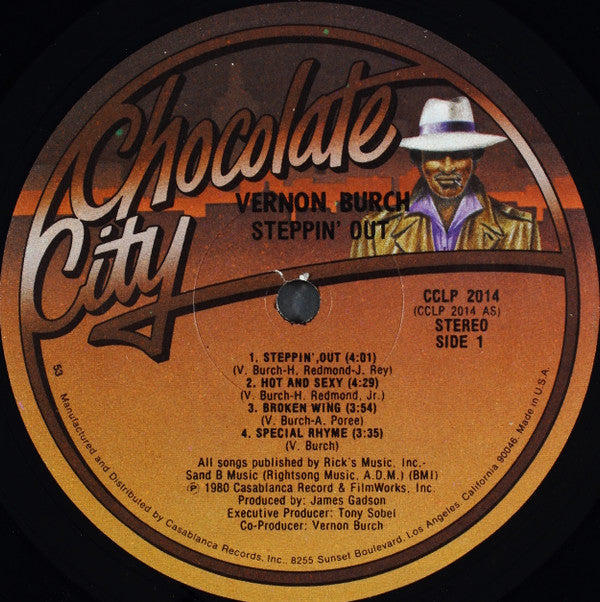 Vernon Burch : Steppin' Out (LP, Album, Kee)