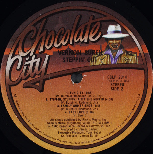 Vernon Burch ~ Steppin' Out (Vinyl) - Djungel & Jazz