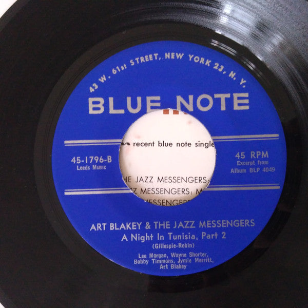 Art Blakey & The Jazz Messengers ~ A Night In Tunisia (Vinyl) - Djungel & Jazz